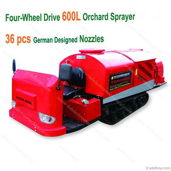 HDW-600L Four Wheel Drive Boom Sprayer