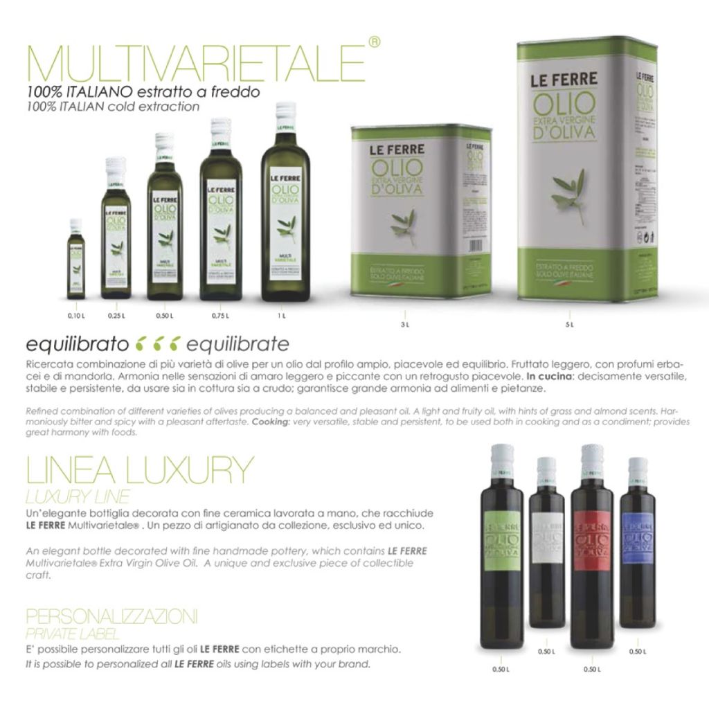 Le Ferre Extra Virgin Olive Oil