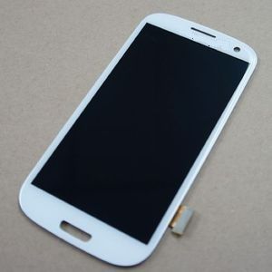 Original LCD screen with digitizer assembly for Samsung S3(i9300), S4(i9505) LCD screen .