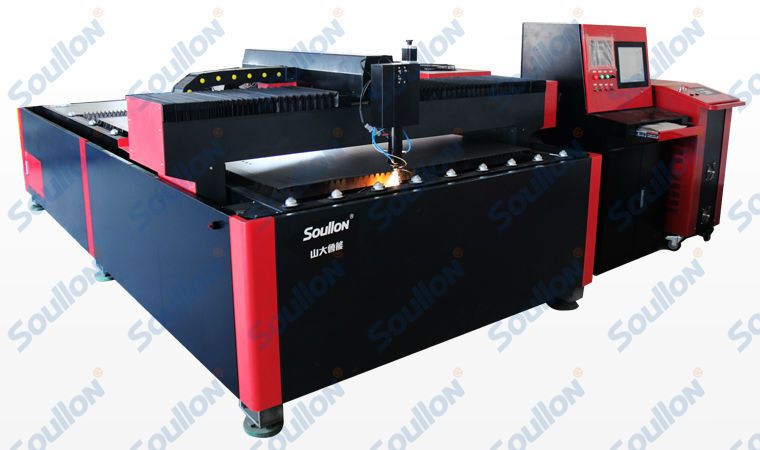 Laser cutting machine for making mould