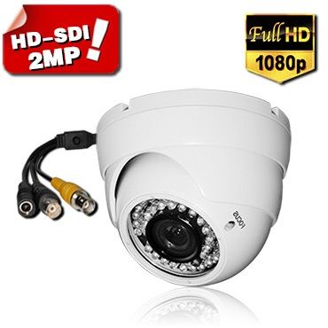 HD SDI 1080P WDR Vandal-proof IR Dome CCTV Security Camera
