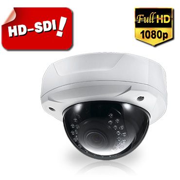 1080P HD SDI Varifocal Vandal-proof IR Dome CCTV Security Camera