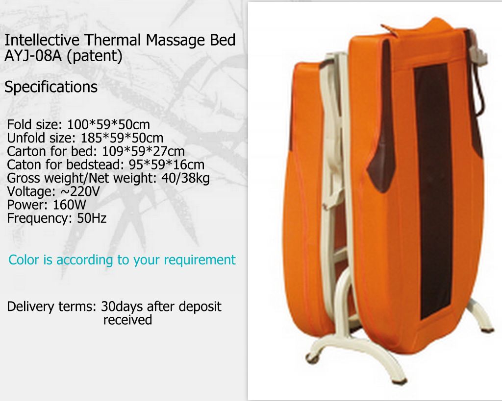 intelligent far infrared thermal massage bed