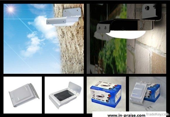 Solar LED Wall Light with Ray sensor