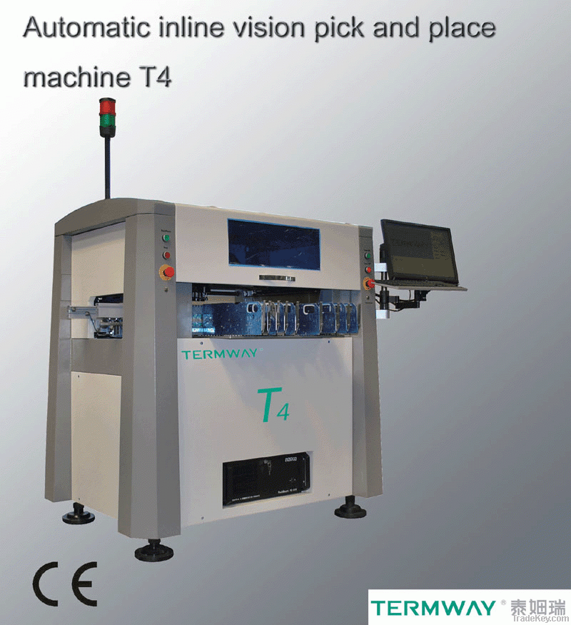 Middle-speed automatic visual pick and place machine