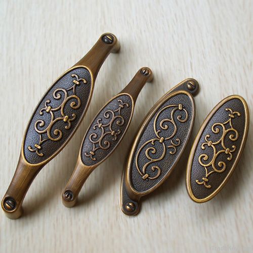 Europe style ambry handles antique drawer pull handle