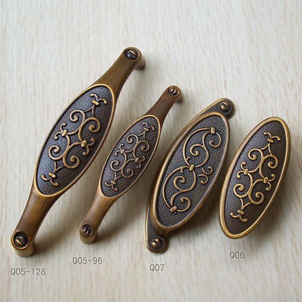 Europe style ambry handles antique drawer pull handle