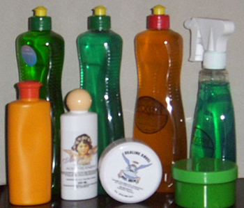 Various detergent products