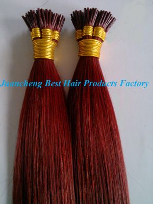 Wholesale price 5A 100% virgin brazilian human hair I-tip hair extension