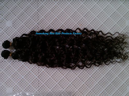 Top grade 5A cheap curly 100% brazilian virgin human remy hair weft