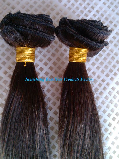 Top quality hot beauty cheap 100% brazilian human hair clip in hair extension