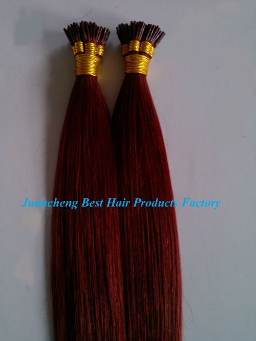 Wholesale price 5A 100% virgin brazilian human hair I-tip hair extension 