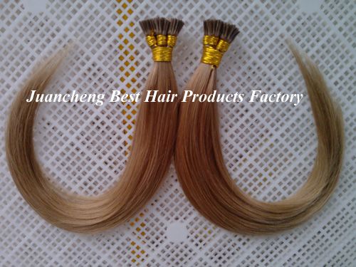 Wholesale  new design product 100% virgin brazilian human hair I-tip hair extension 