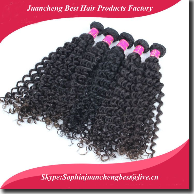 wholesale great quality natural color deep wave 100% virgin brazilian hair