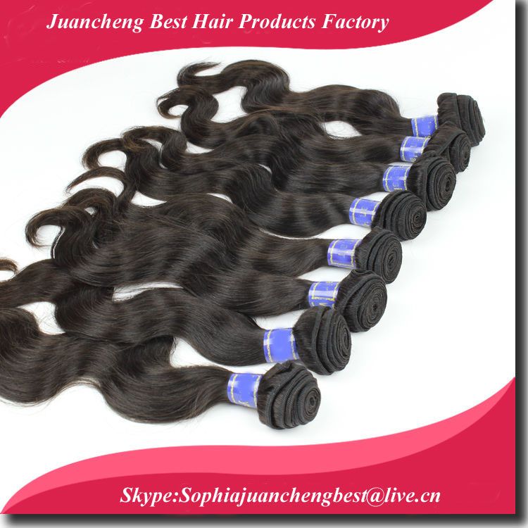 wholesale factory price  body wave weaving 100%  Virgin Brazilian Hair weft