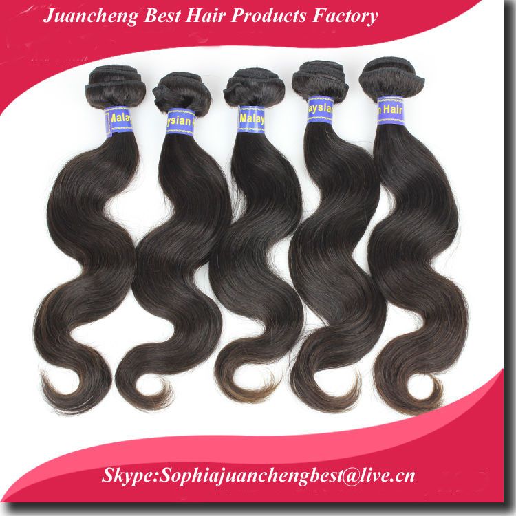 Wholesale Grade 5a 100% Unprocessed Virgin Malaysian Human Hair Weft