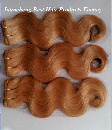 Wholesale factory price 27# 100% Virgin Brazilian Human Hair Weft