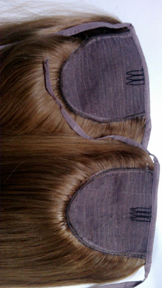 Factory price top grade 100% unprocessed virgin brazilian hair pony tails