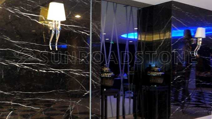 Nero Marquina marble  black white stone supply chinese marble