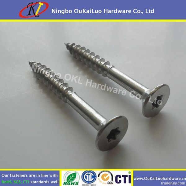 Stainless Countersunk head torx self tapping screw