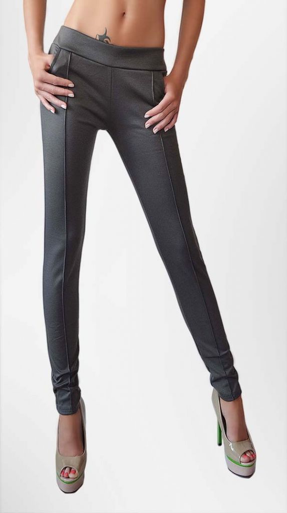 SLIM FIT PANCIL PANTS LEGGINGS TROURSERS LOW RISE