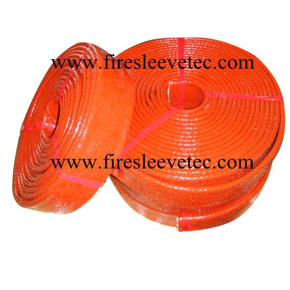 BSTFLEX Silicone coated fiberglass fireproof sleeve