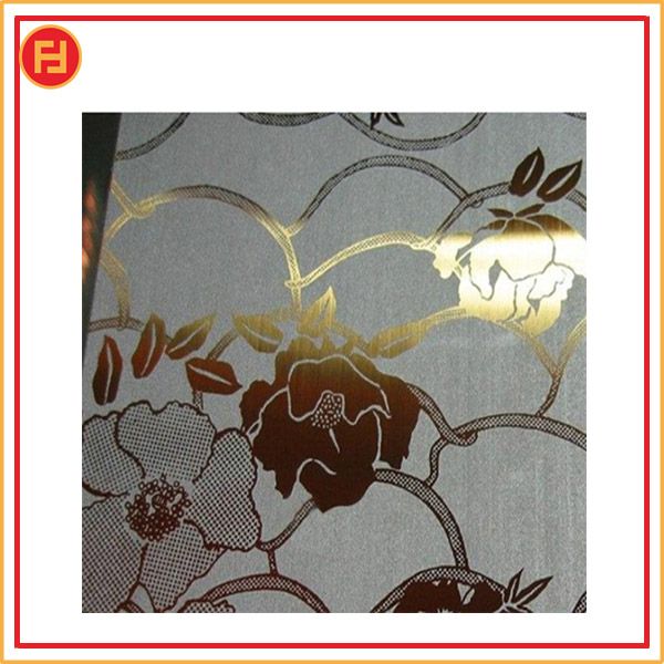 etching color stainless steel sheet