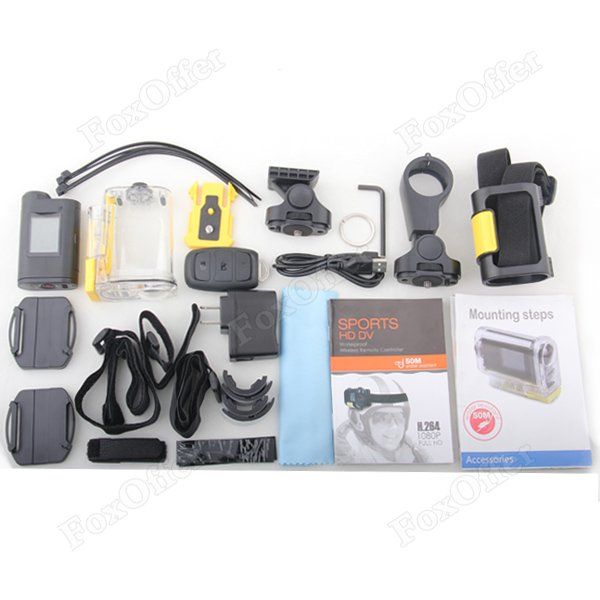 SJ3000 50 Meters Waterproof action helmet camera