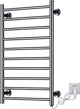  Wall Mount Electric Towel Warmer in bright finish
