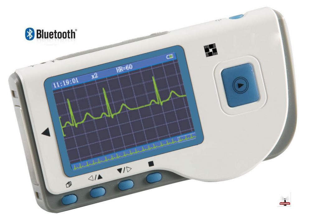 CE FDA marked wireless bluetooth Easy ECG Monitor