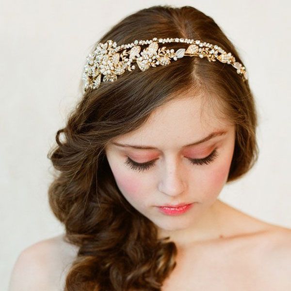New arrvial flower and rhinestone tiaras and crowns wedding jewelry