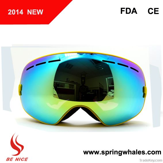 Most popular anti-fog snow ski goggles with double lens