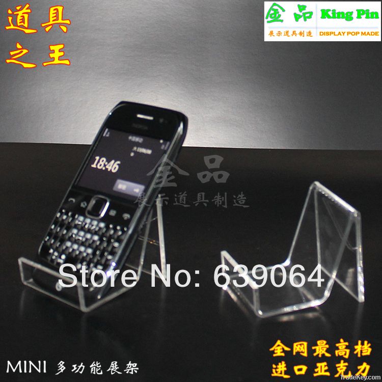 High quality and low price Acrylic display case for wallet telephone