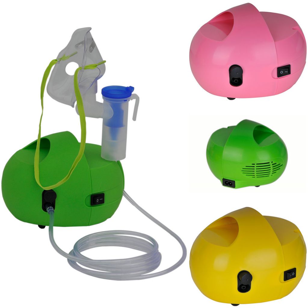 Compact nebulizer with aerosol mask