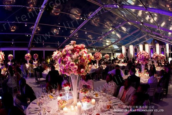 transparent wedding tent