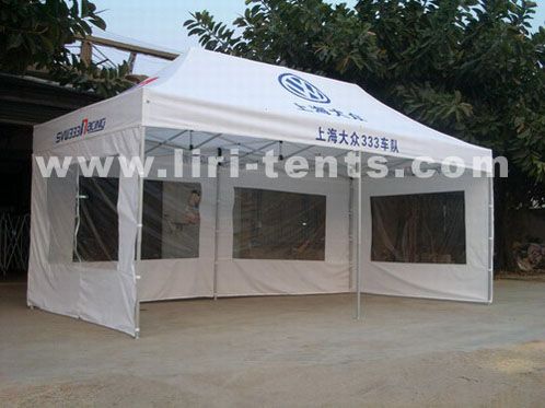 liri profesional outdoor digital printing advertisement folding tent 4x8m