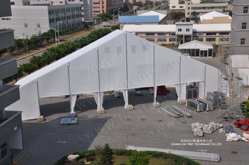 LiRi Beautiful Design 40m Curved Roof Tent 