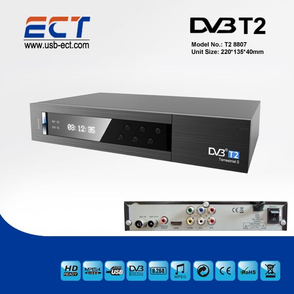 2014 OEM/ODM hd dvb-t2 digital receiver set top box ,Digital Terrestrial Receiver 