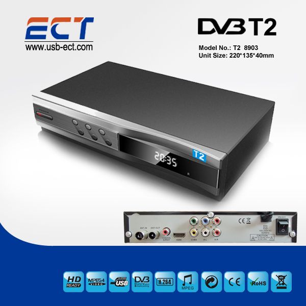 2013 good model full 1080p hd set top box dvb-t2 receiver 8903 freeview pvr function china factory in shenzhen