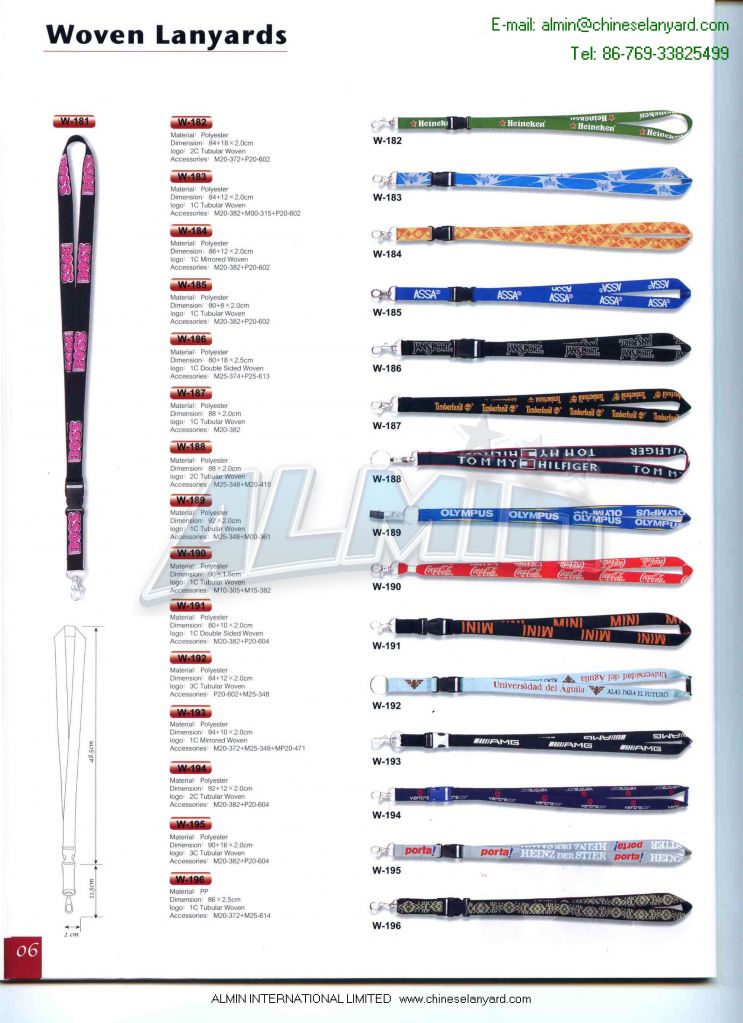 Polyester Heat Transfer Printing Lanyards / Sublimation Printed Lanyards from China Lanyard Factory