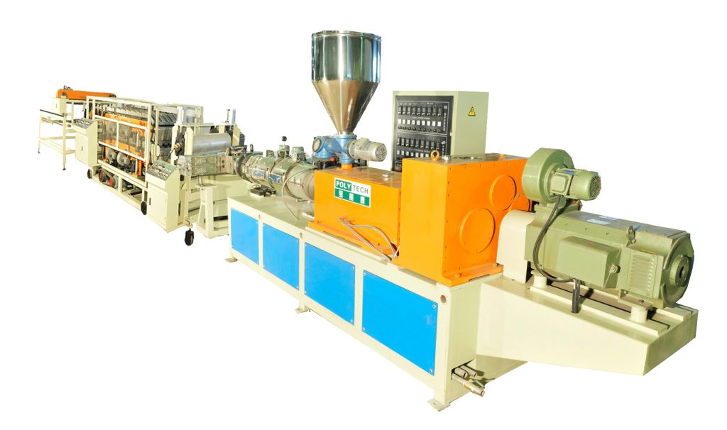 plastic roof tile machine manufacturer from China , new model pvc tile machine line