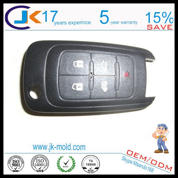 Two shot mold maker for auto plastic key