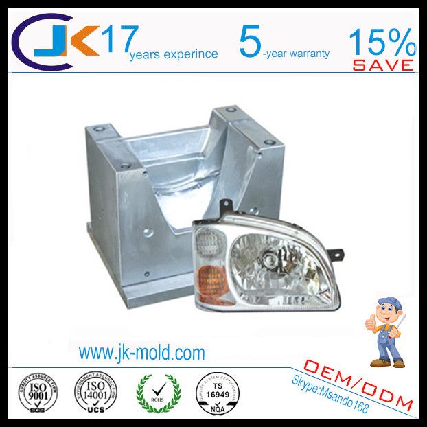 Two shot mold process for car led