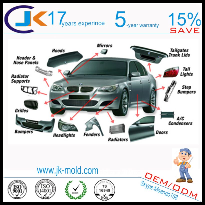 ISO9001 OEM car two shot mold