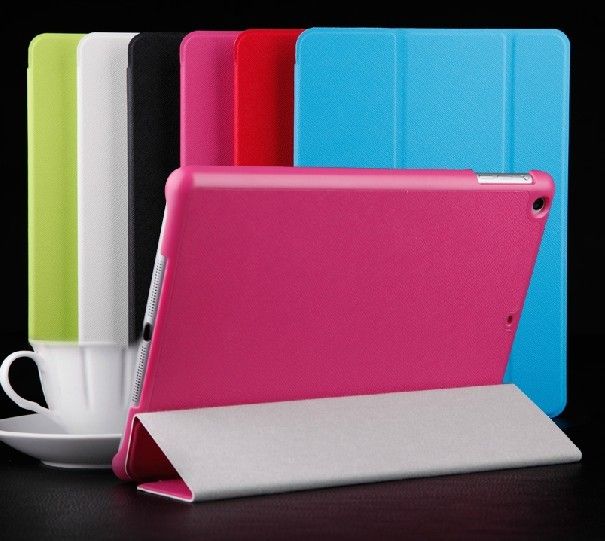 PU Leather Foldable Smart Case Cover For iPad Air 
