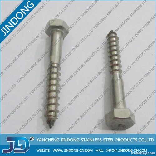 China Supplier 304L Stainless Steel Wood Screw