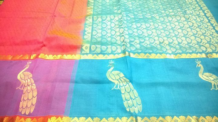 SilkCotton Sarees With Unique Designs and Colours 