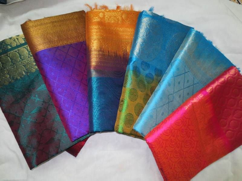 SilkCotton Sarees With Unique Designs and Colours 
