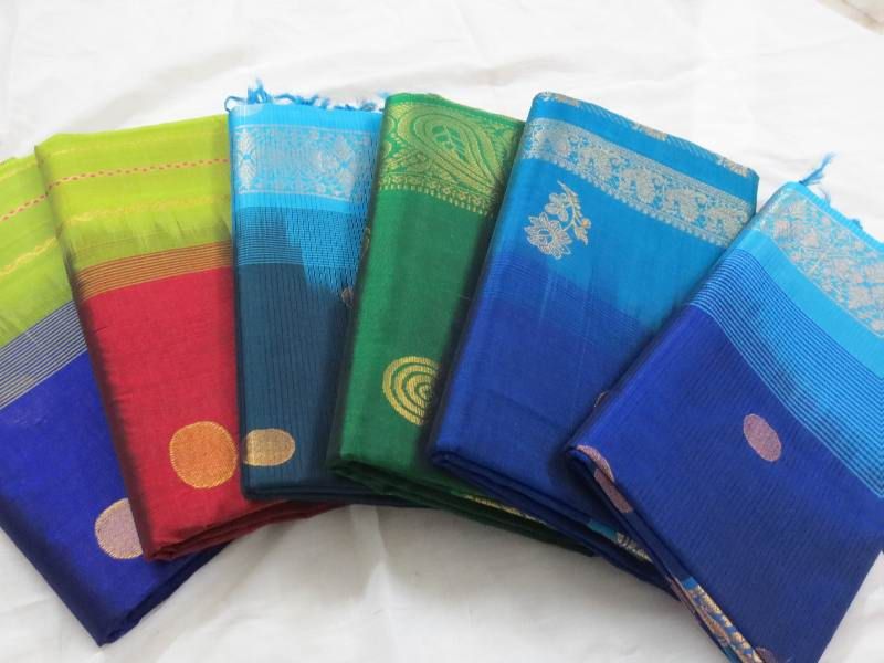 SilkCotton Sarees With Unique Designs and Colours 