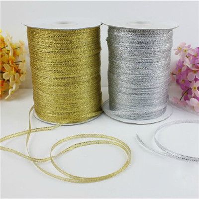 Gold/Silver Metallic ribbon 3mm